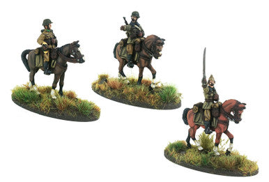 Mounted Hungarian Huszar Bugler & NCOÕs - 3 mounted models