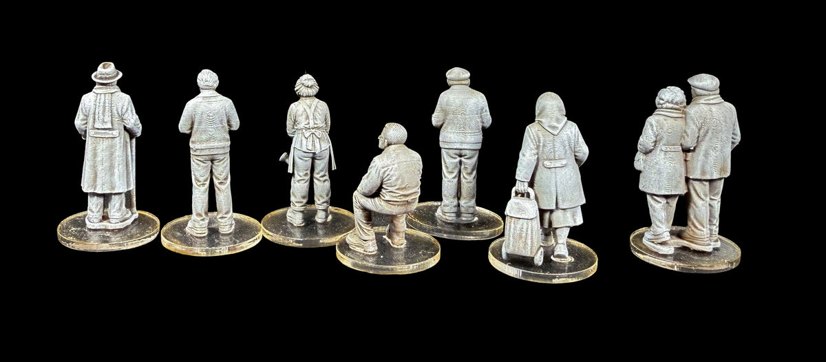 Western Civilians - Older Folks – 28mm