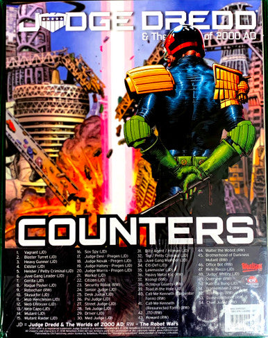 Judge Dredd RPG Token Set