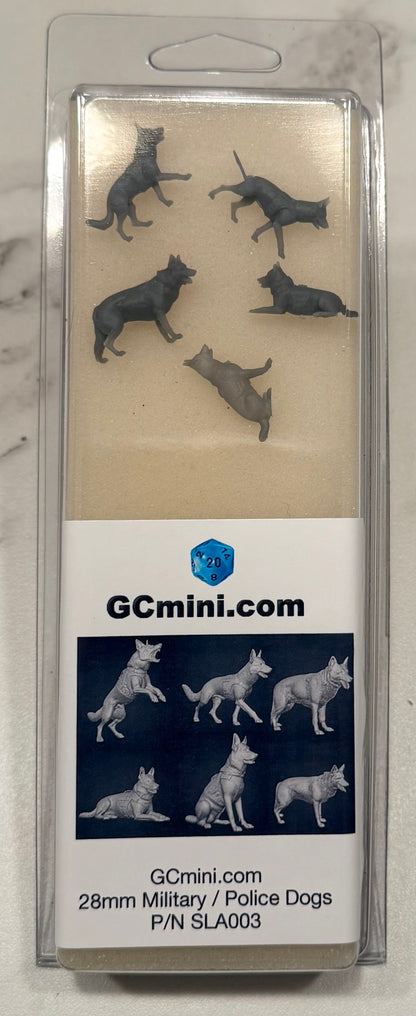 Police/Military Dogs - 28mm (SLA003)