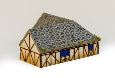 One story "L" shaped country home (Resin) - 285MEV093