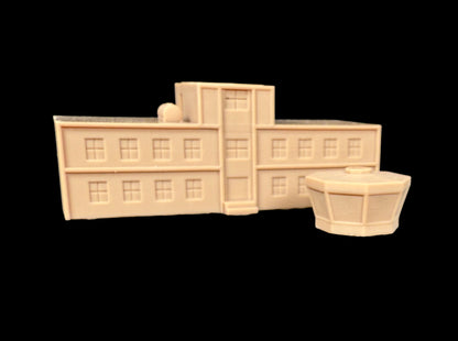 6mm Airport Terminal with Control Tower - 285SLA226