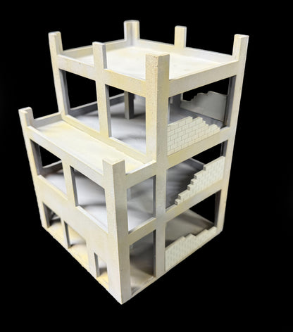 28mm Middle East Under Construction Three Story Building - 28MMDF292