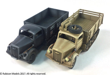 SdKfz 3a Maultier 2 ton Half-Track Cargo Truck(1:56th scale / 28mm)