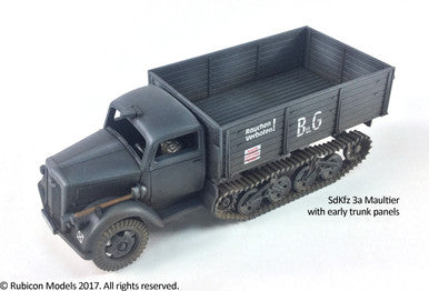SdKfz 3a Maultier 2 ton Half-Track Cargo Truck(1:56th scale / 28mm)