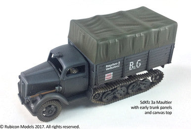 SdKfz 3a Maultier 2 ton Half-Track Cargo Truck(1:56th scale / 28mm)