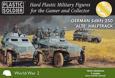 15mm German SdKfz 250 alte halftrack