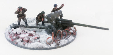 Soviet 57mm ZiS-2 Anti-tank Gun - Winter Uniform