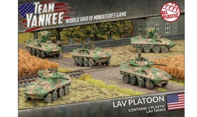 Team Yankee:  LAV-25 Vehicles w/AT and Mortar Upgrades (5 x Plastic)