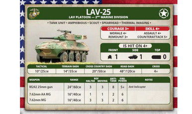 Team Yankee:  LAV-25 Vehicles w/AT and Mortar Upgrades (5 x Plastic)
