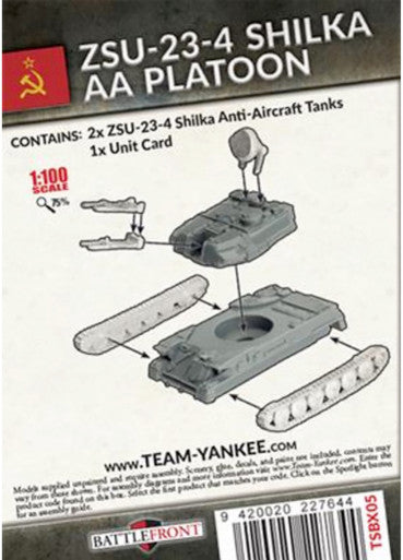 Team Yankee:  ZSU-23-4 Shilka AA Platoon