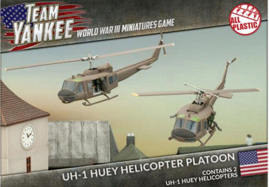 Team Yankee:  UH-1 Huey Transport Helicopters (2 x Plastic)