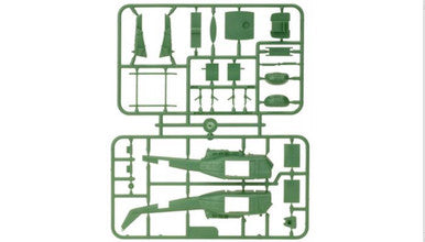 Team Yankee:  UH-1 Huey Transport Helicopters (2 x Plastic)