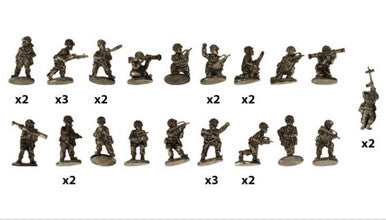 Team Yankee:  French Infantry Platoon (29 figures)