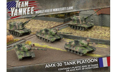 Team Yankee:  AMX-30 Tank Platoon (x5 plastic tanks)