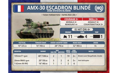 Team Yankee:  AMX-30 Tank Platoon (x5 plastic tanks)