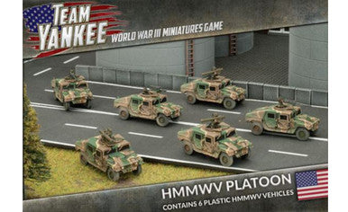 Team Yankee:  HMMWV Platoon (6 x Plastic)