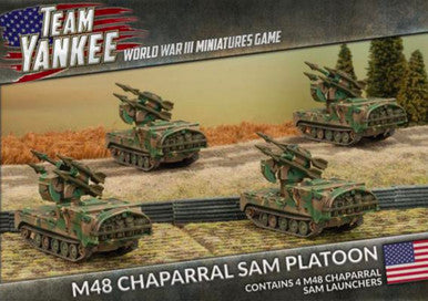 Team Yankee: M48 Chaparral SAM Platoon  (4 x Plastic)