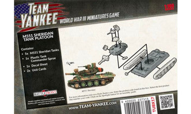 Team Yankee: M551 Sheridan Tank Platoon