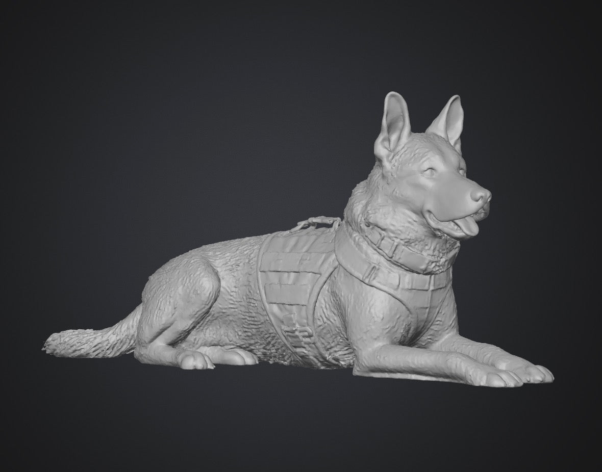 Police/Military Dogs - 28mm (SLA003)