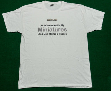 All I Care About T-Shirt - White