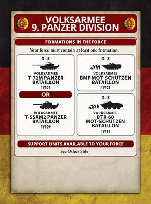 Team Yankee:  East German Mot-Schutzen Kompanie (73 figures)