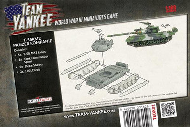 Team Yankee:  T-55 AM2 Panzer Kompanie (x 5)