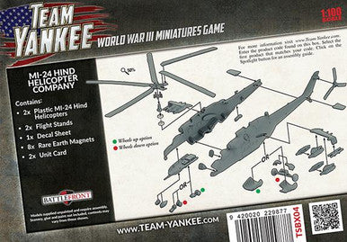 Team Yankee:  Mi-24 Hind Helicopter Company (Plastic)
