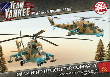 Team Yankee:  Mi-24 Hind Helicopter Company (Plastic)