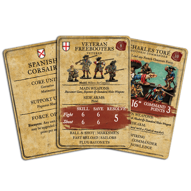 Blood and Plunder: Unit & Character Card Set