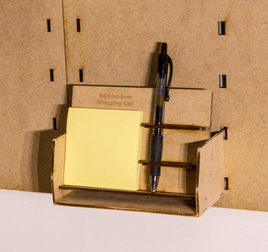 Wall Mounted Notepad Holder