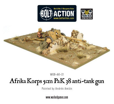 Bolt Action: Africa Korps 5cm Pak 38 AT Gun