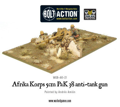 Bolt Action: Africa Korps 5cm Pak 38 AT Gun