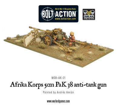 Bolt Action: Africa Korps 5cm Pak 38 AT Gun