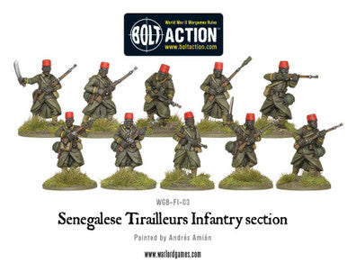 Bolt Action: Senegalese Tirailleurs Infantry section