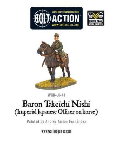 Bolt Action: Baron Nishi (Imperial Japanese officer on horse)