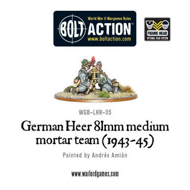 Bolt Action: German Heer 81mm medium mortar team (1943-45)