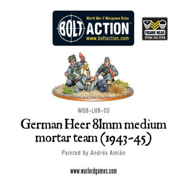 Bolt Action: German Heer 81mm medium mortar team (1943-45)