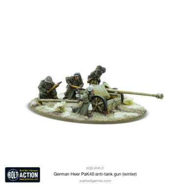 Bolt Action: German 75mm PaK 40 Anti-Tank Gun (Winter)