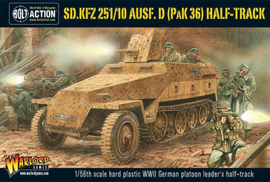 Bolt Action: Sd.Kfz 251/10 ausf D (3.7mm Pak) Half-Track