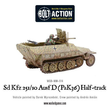 Bolt Action: Sd.Kfz 251/10 ausf D (3.7mm Pak) Half-Track