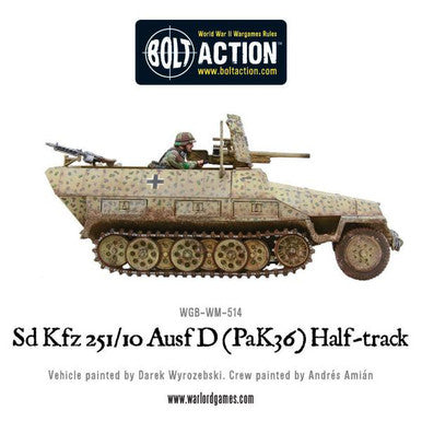 Bolt Action: Sd.Kfz 251/10 ausf D (3.7mm Pak) Half-Track