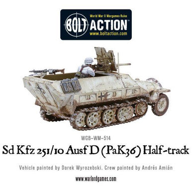 Bolt Action: Sd.Kfz 251/10 ausf D (3.7mm Pak) Half-Track