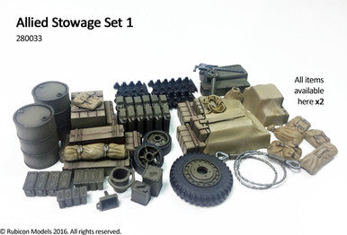 Rubicon Models Allied Stowage Set 1