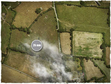 Game mat - Aerial Fields - Cloth, 4x6