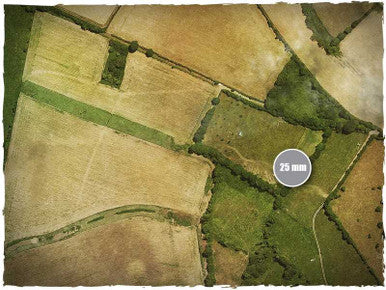 Game mat - Aerial Fields - Cloth, 4x6