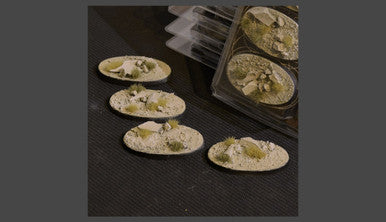 Battle Ready Bases: Arid Steppe  Oval 60mm (x4)