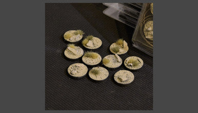 Battle Ready Bases: Arid Steppe Round 25mm (x10)