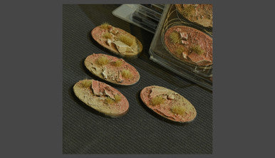 Battle Ready Bases: Badlands  Oval 60mm (x4)