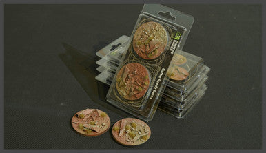 Battle Ready Bases: Badlands  Round 60mm (x2)